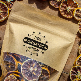 Sello De Caucho Producto bioquímico de cinco estrellas, ecológico