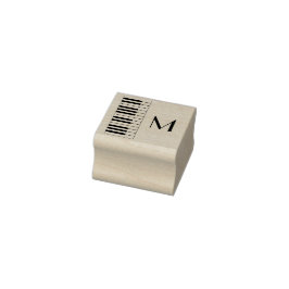 Sello De Caucho Profesor de música de piano