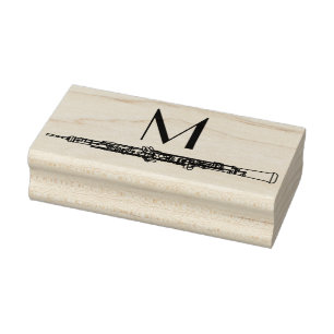 Sello De Caucho Profesor de Música Oboe