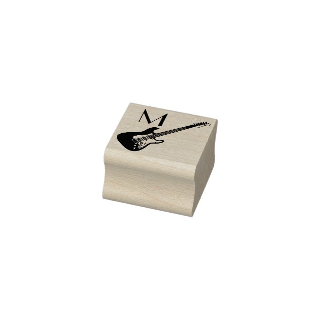 Sello De Caucho Profesora de Música de Guitarra Eléctrica (Sello)