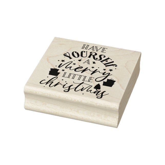 Sello De Caucho Que te tengas unos buenos Navidades (Sello)