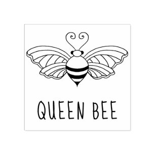 Sello De Caucho Queen Bee