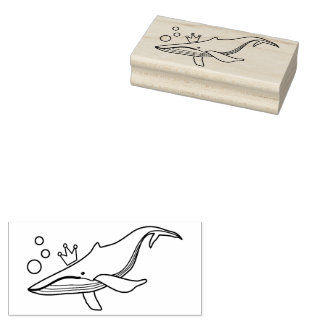 Sello De Caucho Queen Whale