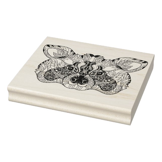 Sello De Caucho Raccoon inspirado (Sello)