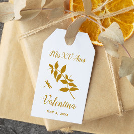 Sello De Caucho Rama con Delicada Libelula para Quinceañera