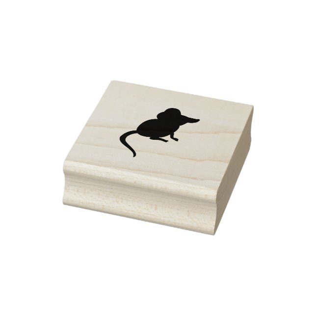 Sello De Caucho Ratón Cute Big Earl (Sello)