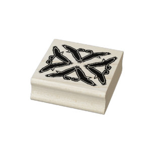 Sello De Caucho Raven Circle - Black Ravens