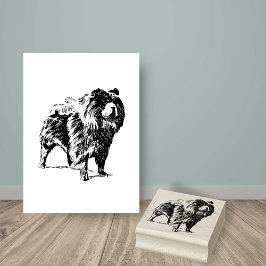 Sello De Caucho Raza de Perro Chow-Chow