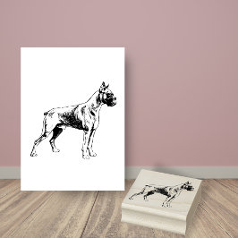 Sello De Caucho Raza de perro de Boxer