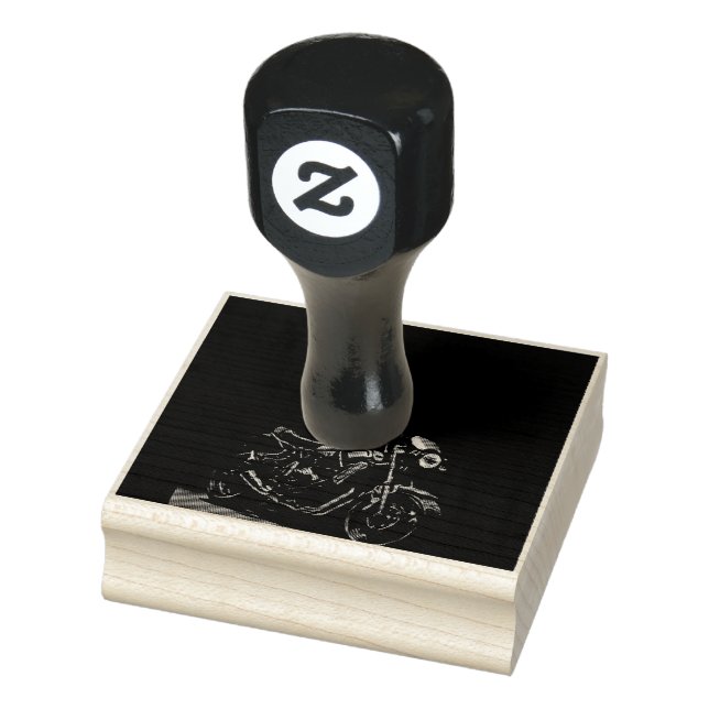 Sello De Caucho Regalos únicos para los motociclistas (Sello)