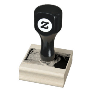 Sello De Caucho Retrato de león