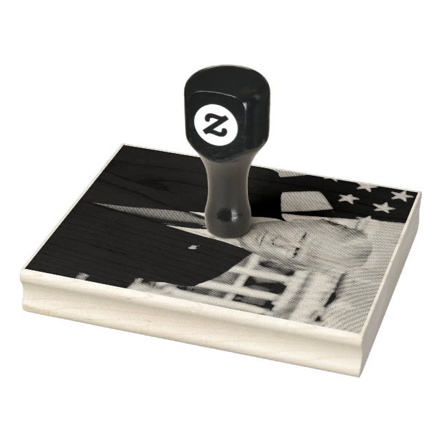 Sello De Caucho Retrato presidencial oficial de Donald Trump (Sello)