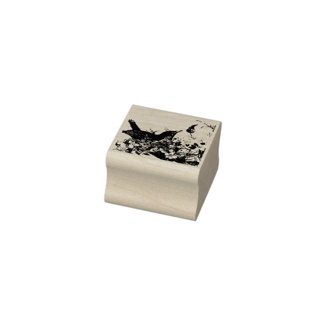 Sello De Caucho Robin de primavera (Sello)