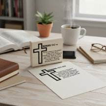 Romanos 12:2 NIV Biblia Verse Rubber Stamp