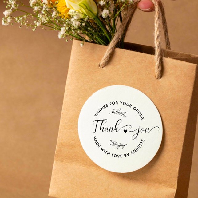 Sello De Caucho Ronda de nombres personalizados de guión moderno G (Subido por el creador)