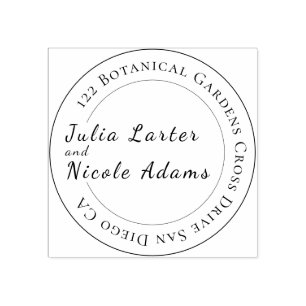 Sello De Caucho Rosa silvestre Petals florales Boda de asuntos de