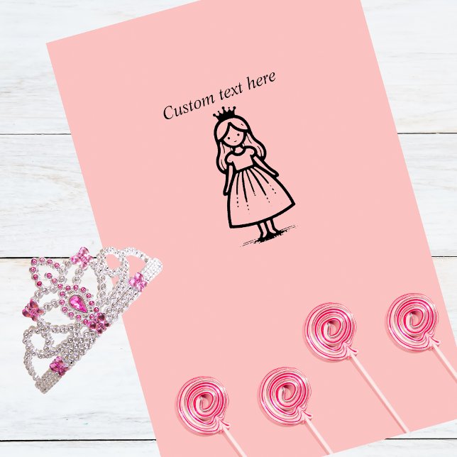 Sello De Caucho Royal Princess Customizable Rubber Stamp (Subido por el creador)