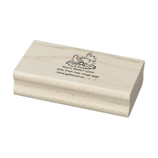 Sello De Caucho Rustic Family Farm Vintage egg