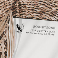 Rústico Rooster | Dirección de devolución de nombr