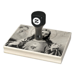 Sello De Caucho Sagrado Corazón de Jesús