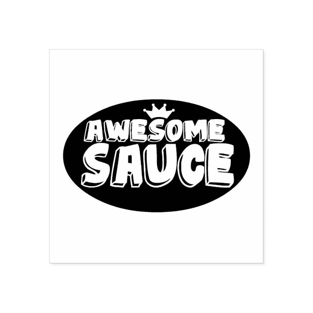 Sello De Caucho Salsa Impresionante (Impresión)