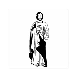 Sello De Caucho San José católico religioso el trabajador