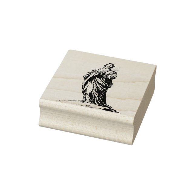 Sello De Caucho Santa Cunera de Rhenen virgen y mártir (Sello)