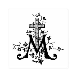Sello De Caucho Santísima Cruz Maria de la Virgen María