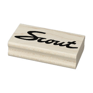 Sello De Caucho Scout original logo stamp