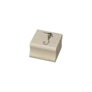 Sello De Caucho Seahorse decorativo