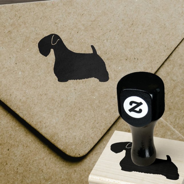Sello De Caucho Sealyham Terrier Dog Rama Silhouette (Subido por el creador)