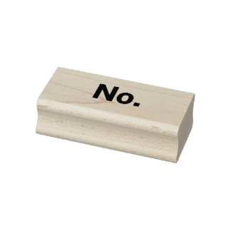 Sello De Caucho Sello, 1 x 2,5": No.