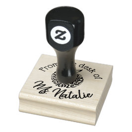 Sello De Caucho ¡Sello de profesores personalizados! Desde el escr