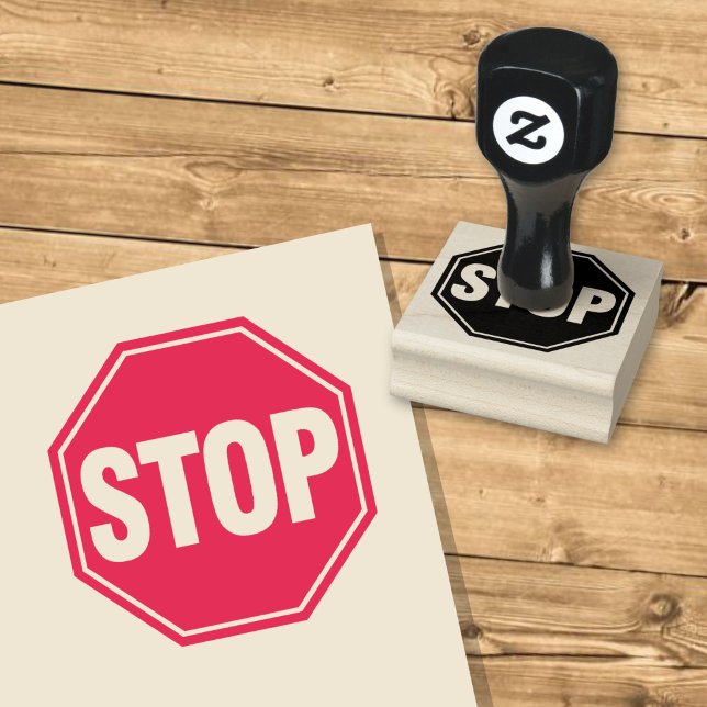 Sello De Caucho señal de STOP (Subido por el creador)