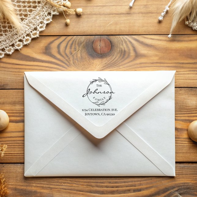 Sello De Caucho Sencilla dirección de familia de hojas redondas vi (Subido por el creador)