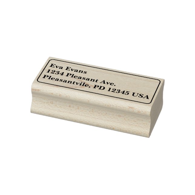 Sello De Caucho Sencillo y elegante (Sello)