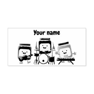 Sello De Caucho Sesión de improvisación personalizado humor