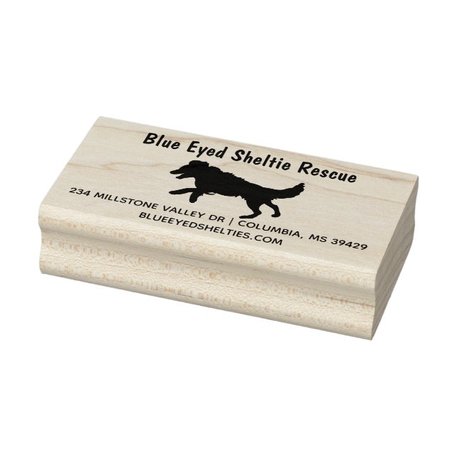 Sello De Caucho Shetland Sheepdog Sheltie Selamp (Sello)