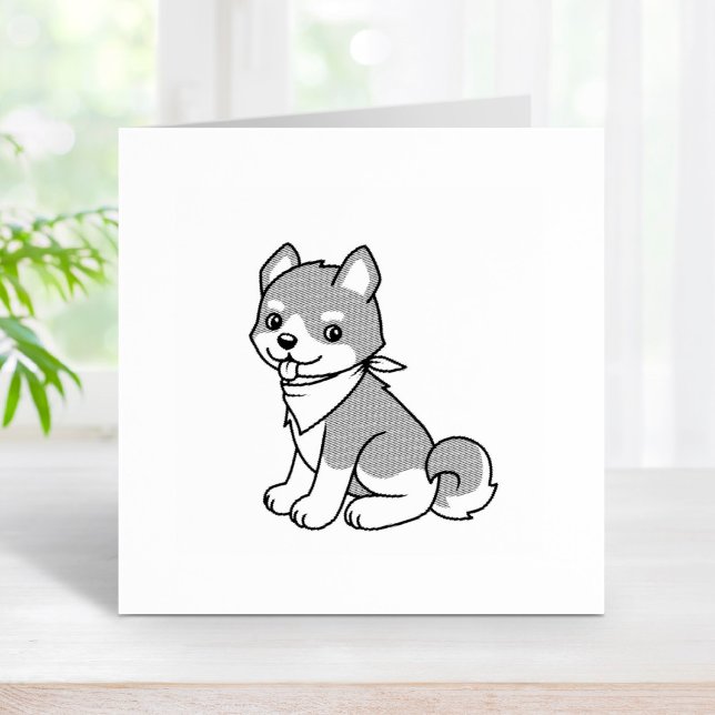 Sello De Caucho Shiba Inu Cuppy Dog (Subido por el creador)