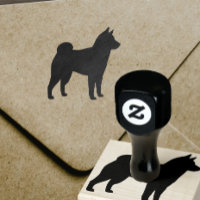 Shiba Inu Perro Rama Silhouette