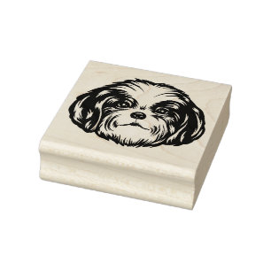 Sello De Caucho Shih Tzu Dog
