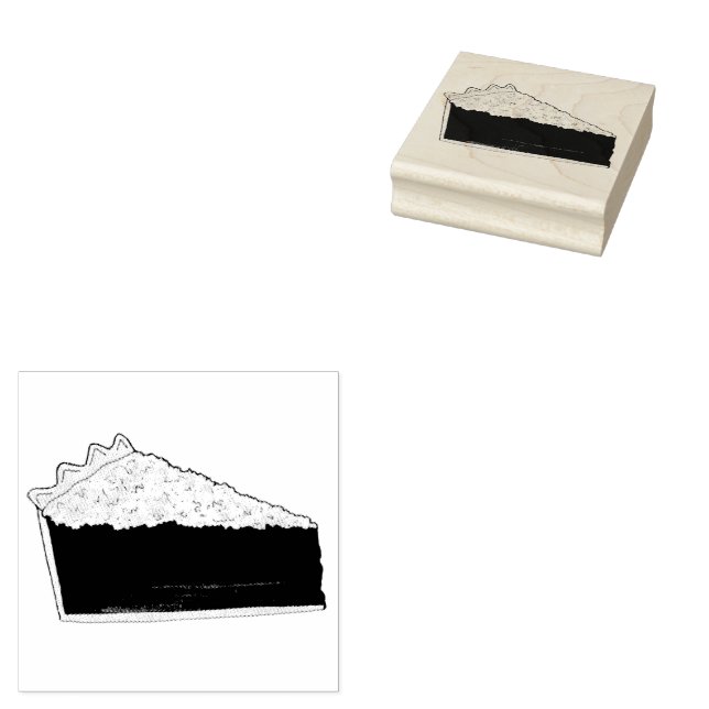 Sello De Caucho Shoofly Shoo Fly Pie PA Pennsylvania Dutch Dessert (Sellado)