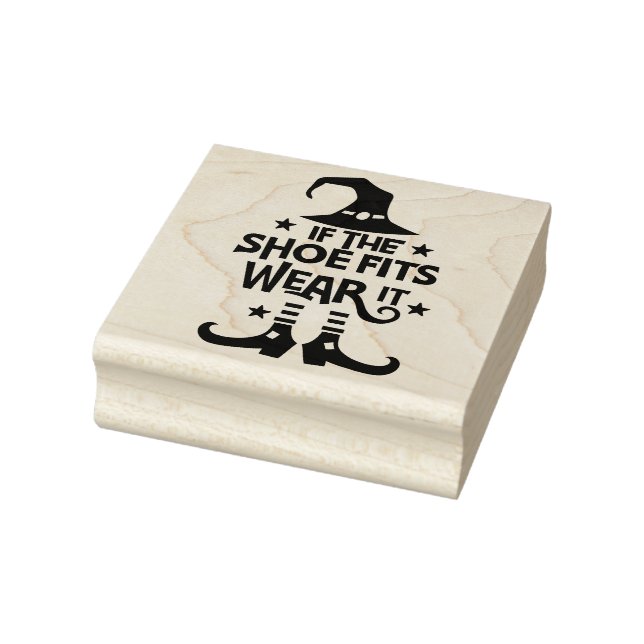 Sello De Caucho Si el zapato encaja con él (Sello)