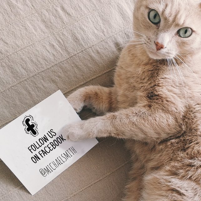 Sello De Caucho Síguenos en Facebook, medios sociales (Subido por el creador)