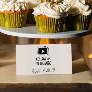 Sello De Caucho Síguenos en Youtube, medios sociales