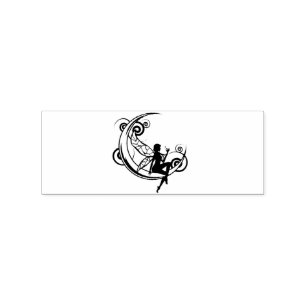 Sello De Caucho Silhouette de la luna Thunder_Cove