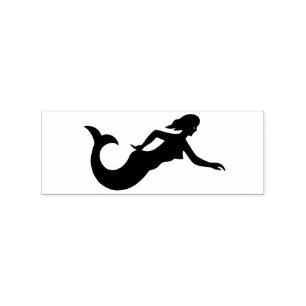 Sello De Caucho Silhouette de sirena Thunder_Cove