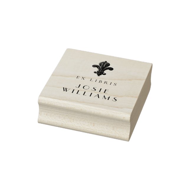 Sello De Caucho Símbolo de Flor de lis Francés (Sello)