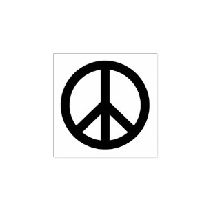 Sello De Caucho Símbolo de paz