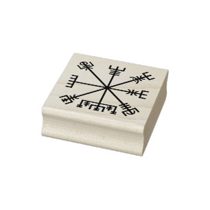 Sello De Caucho Símbolo de viking de vegvisir